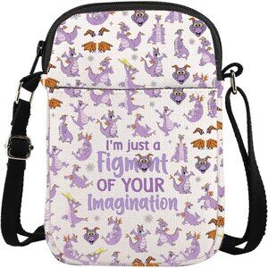 Adjustable Purple Dragon Messenger Bag - Stylish Gift for Family and Friends